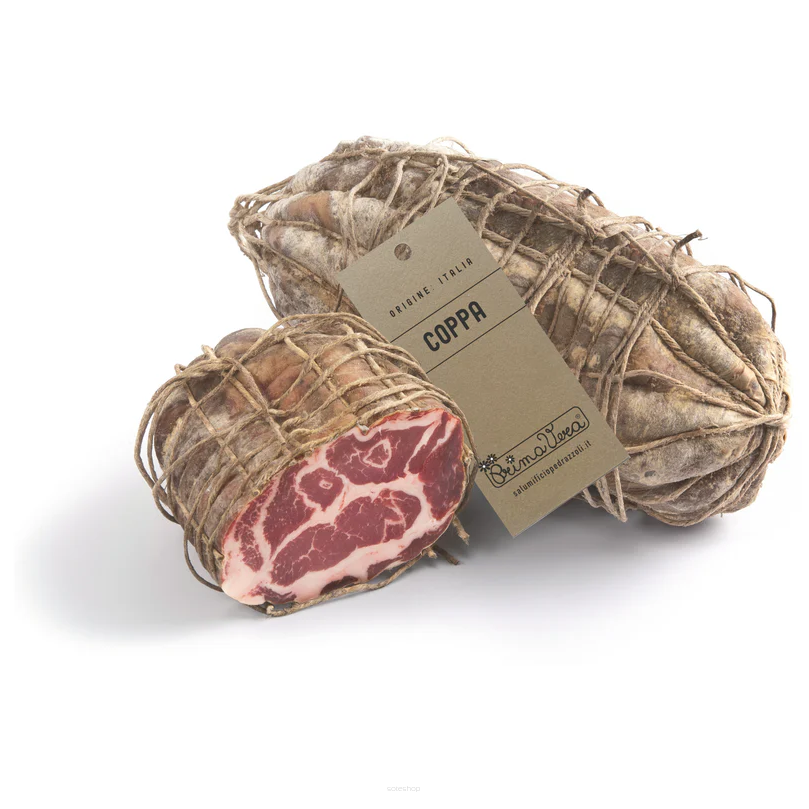 KARKÓWKA SEZONOWANA (COPPA STAGIONATA) BIO (około 1,0 kg) - PRIMAVERA (NA ZAMÓWIENIE)