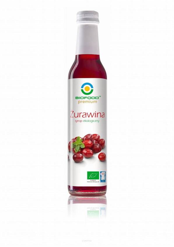 SYROP ŻURAWINOWY BIO 250 ml - BIO FOOD