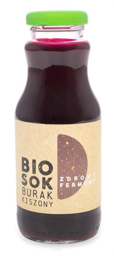 SOK Z BURAKA KISZONEGO NFC  BIO 250 ml - OWOCOWE SMAKI