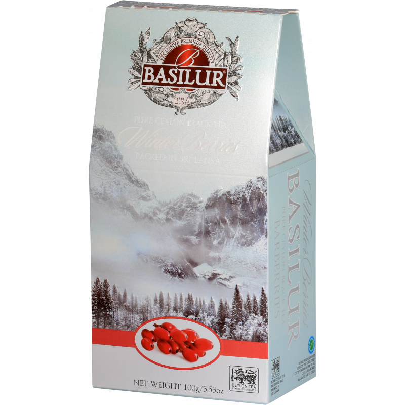 Herbata czarna liściasta z berberysem Winter Berries 100 g Basilur