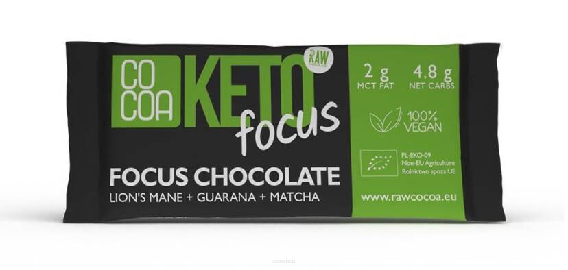 CZEKOLADA KETO FOCUS BIO 40 g - COCOA