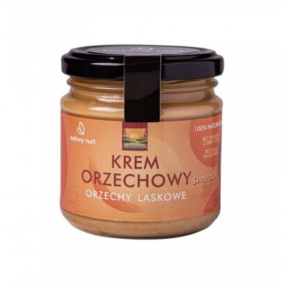 Krem orzechowy z orzechów laskowych 500g Zielony Nurt