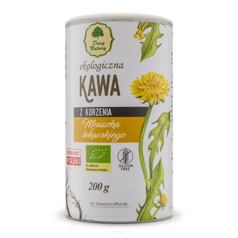 KAWA Z KORZENIA MNISZKA LEKARSKIEGO BEZGLUTENOWA BIO 200 g - DARY NATURY