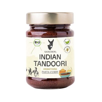 PASTA CURRY INDIAN TANDOORI BEZGLUTENOWA BIO 190 g - SANCHON