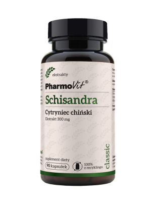Schisandra Cytryniec chiński 4:1 300 mg 90 kaps | Classic Pharmovit