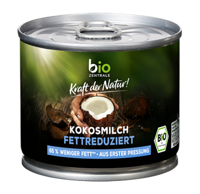 COCONUT MILK - NAPÓJ KOKOSOWY LIGHT (6 % TŁUSZCZU) BEZGLUTENOWY BIO 200 ml - BIO ZENTRALE