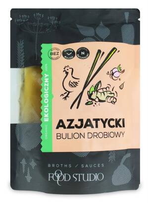 BULION AZJATYCKI W PŁYNIE BEZGLUTENOWY BIO 350 ml - FOOD STUDIO