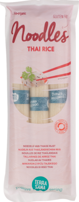 MAKARON (Z RYŻU BIAŁEGO TYPU NOODLE) BEZGLUTENOWY BIO 250 g - TERRASANA