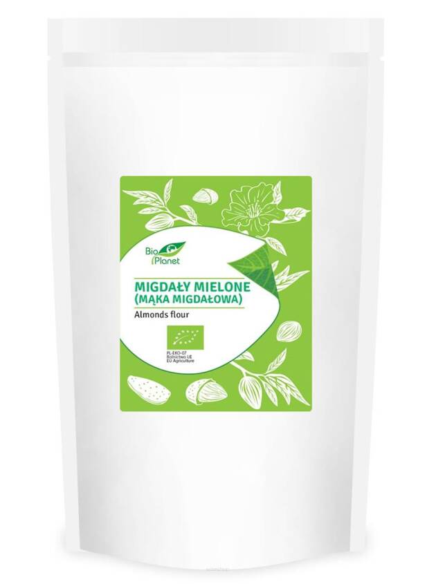 MIGDAŁY MIELONE (MĄKA MIGDAŁOWA) BIO 400 g - BIO PLANET