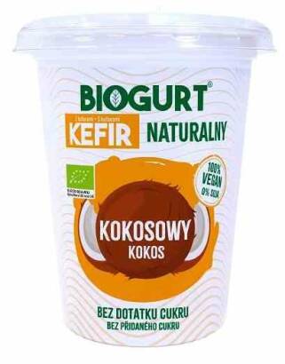 Biogurt- wegańska, fermentowana alternatywa kefiru z kokosa BIO 400 g