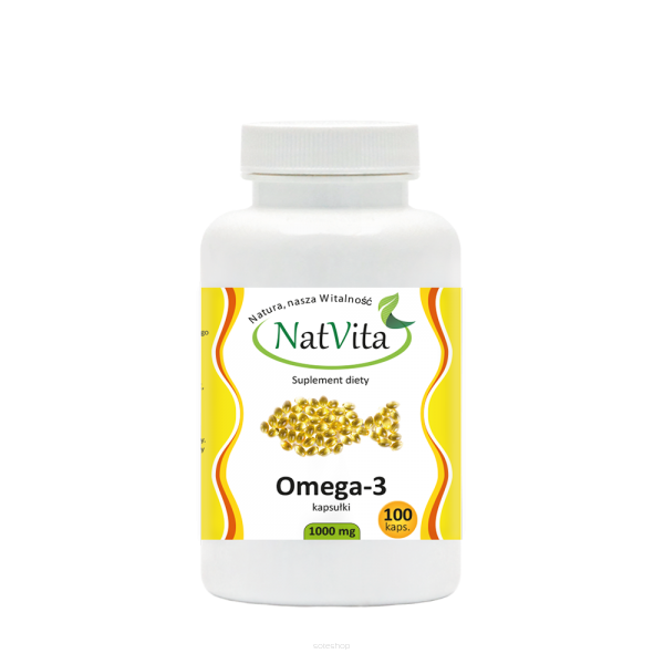 Omega 3 EPA, DHA soft żel 1005mg 101g - Natvita