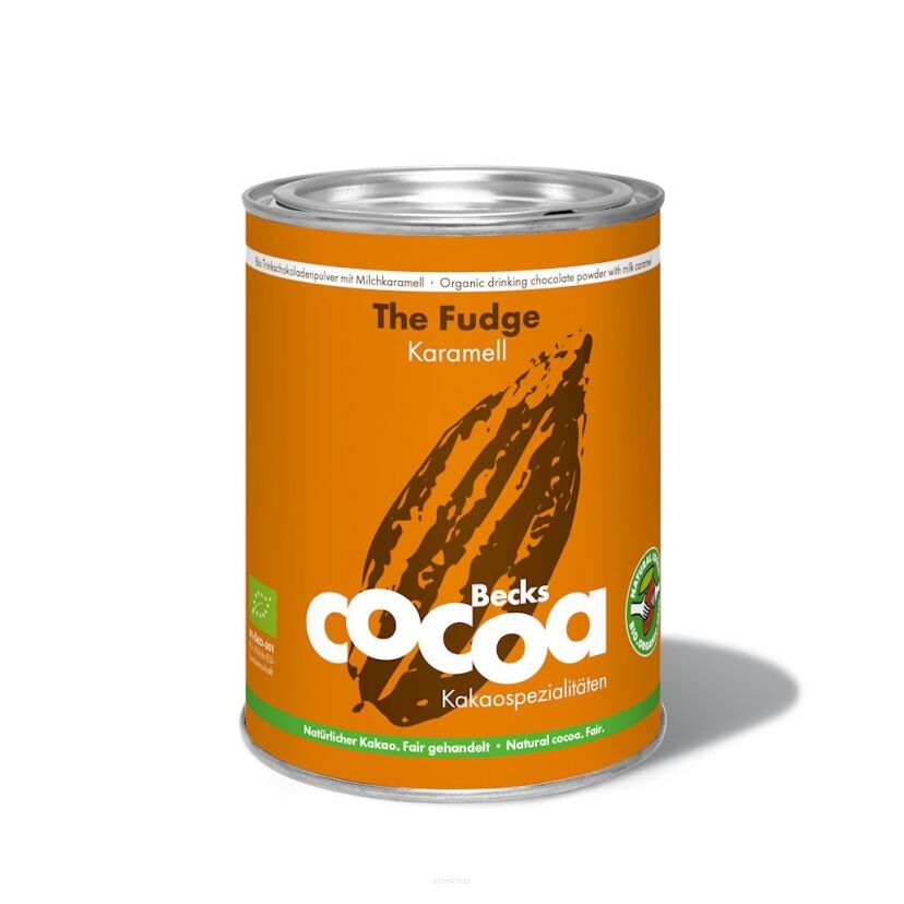 CZEKOLADA DO PICIA MLECZNY KARMEL BEZGLUTENOWA BIO 275 g - BECKS COCOA