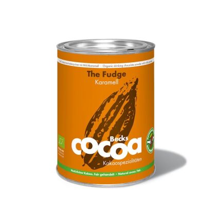 CZEKOLADA DO PICIA MLECZNY KARMEL BEZGLUTENOWA BIO 275 g - BECKS COCOA