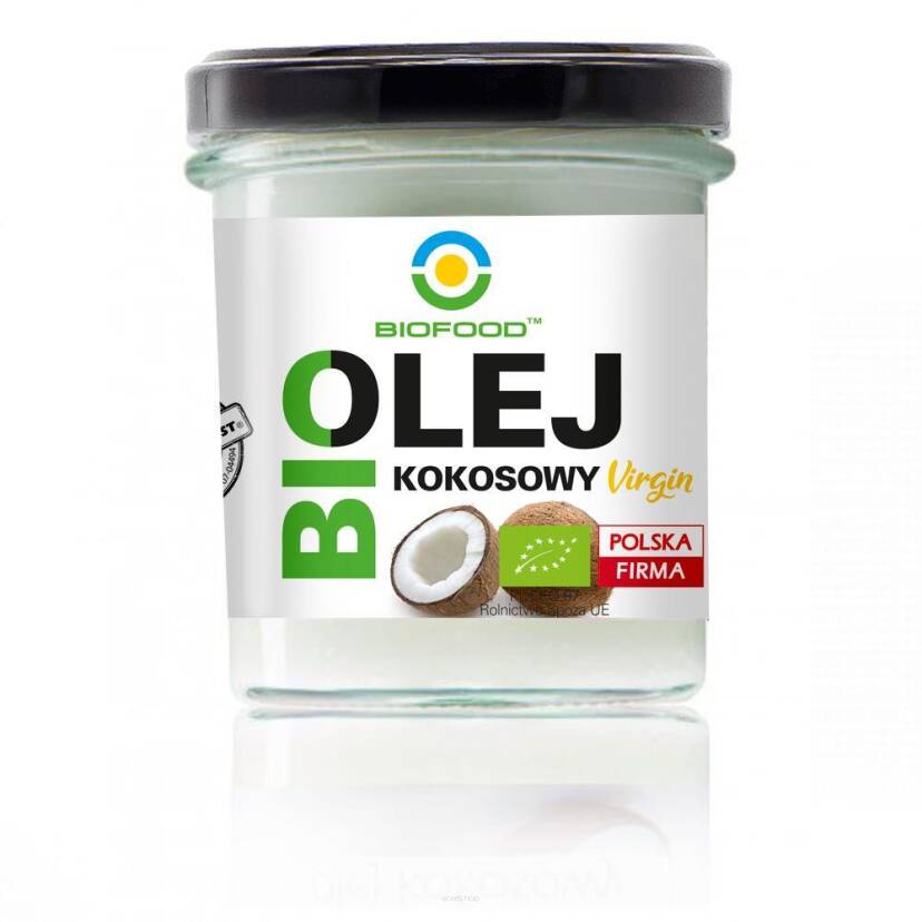 OLEJ KOKOSOWY VIRGIN BIO 260 ml - BIO FOOD