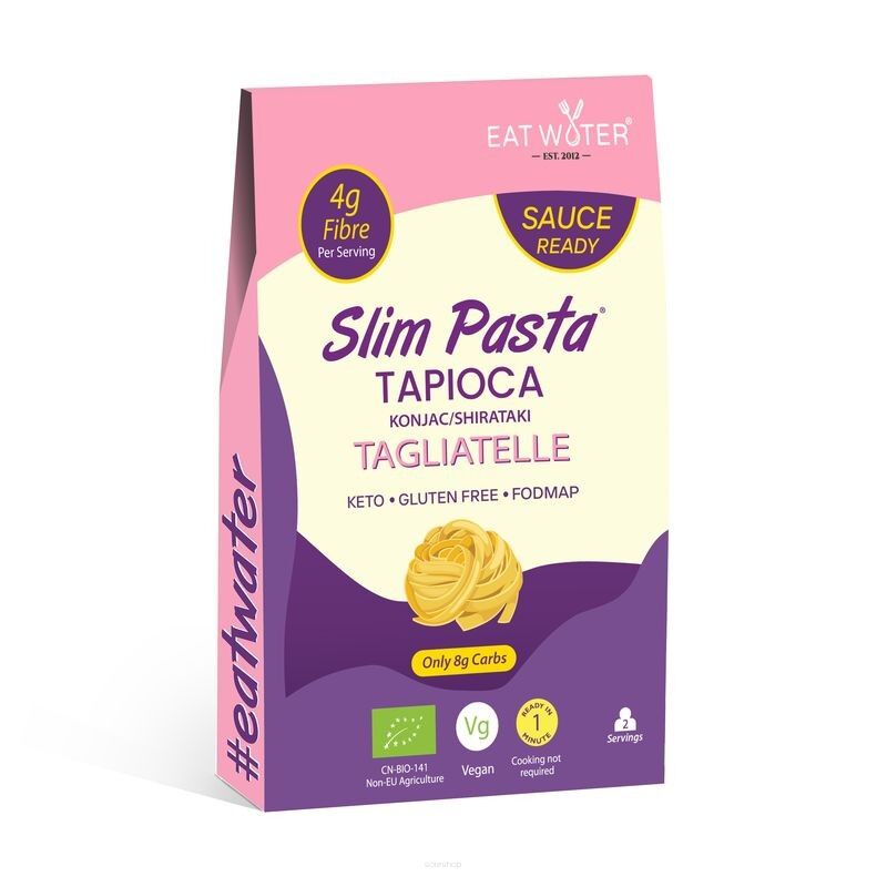 MAKARON (Z TAPIOKI I KONJAC) TAGLIATELLE BEZGLUTENOWY BIO 200 g - SLIM (EAT WATER)