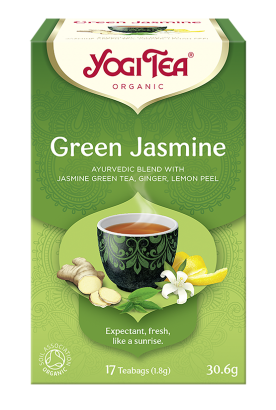 HERBATA ZIELONA JAŚMINOWA (GREEN JASMINE) BIO (17 x 1,8 g) 30,6 g - YOGI TEA