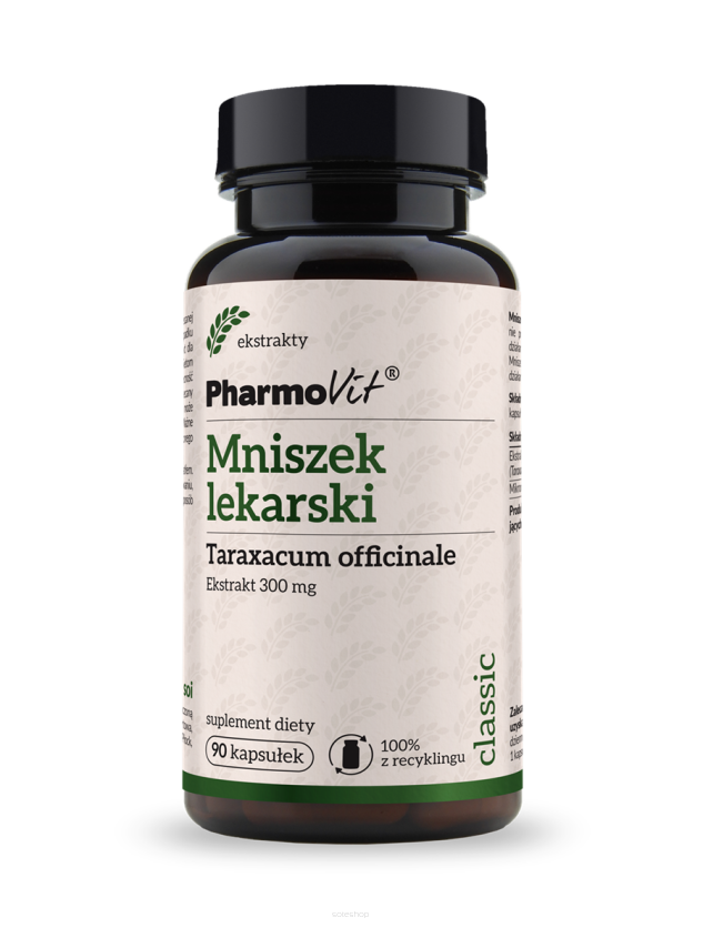 Mniszek lekarski 300 mg 90 kaps | Classic Pharmovit