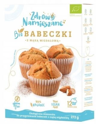 Babeczki z mąką migdałową BIO 272g
