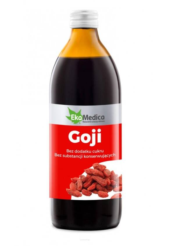 Sok z jagody Goji 100% 500 ml - EkaMedica