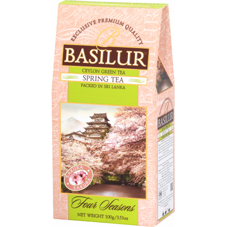 Herbata zielona z dodatkami Spring Tea sypana 100 g -  Basilur