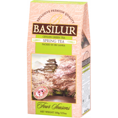 Herbata zielona z dodatkami Spring Tea sypana 100 g -  Basilur