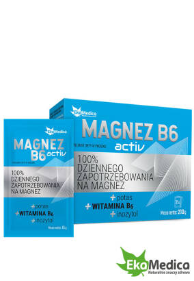Magnez B6 activ proszek 21 x 10 g - Ekamedica