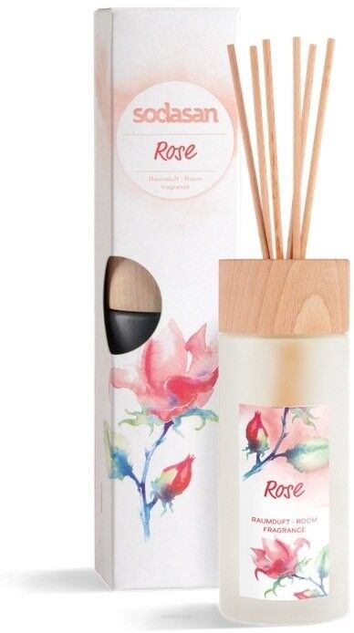 Odświeżacz powietrza różany z patyczkami BIO 200 ml