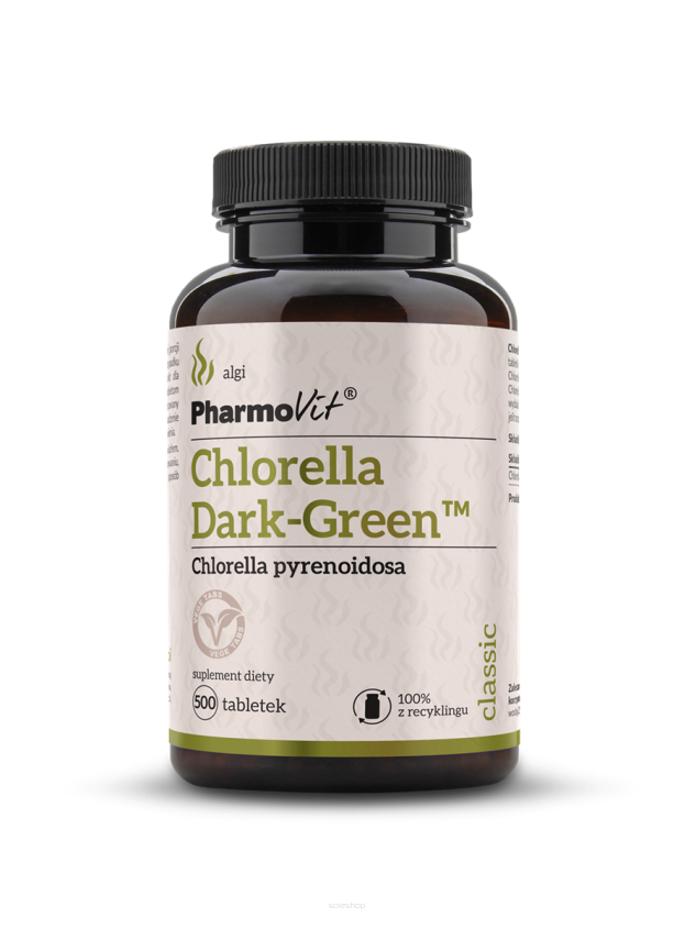 Chlorella DARK-GREEN™ 500 tabl vege | Classic Pharmovit
