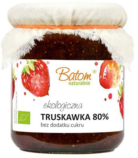 TRUSKAWKA 80 %  BIO 260 g - BATOM