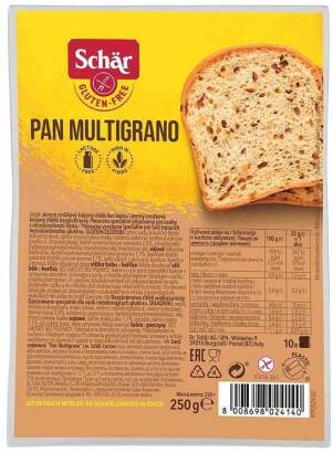 Pan Multigrano- chleb wieloziarnisty BEZGL. 250 g