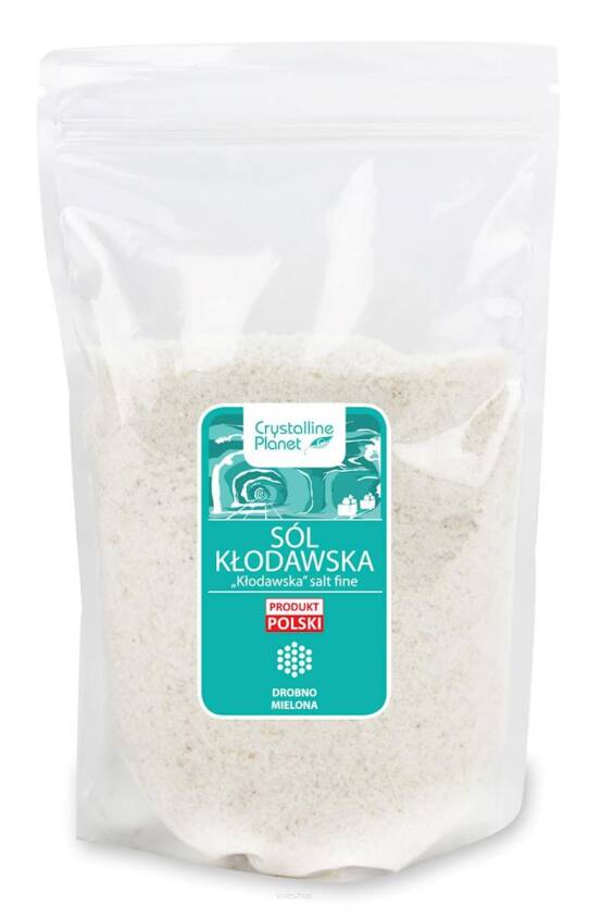 SÓL KŁODAWSKA DROBNO MIELONA 1 kg - CRYSTALLINE PLANET