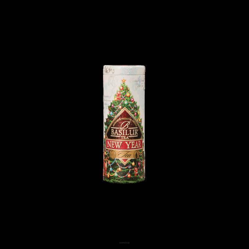 Czarna herbata cejlońska NEW YEAR'S TEA, piramidki 15x2g - Basilur